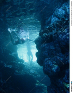 Underwater Cave El Nido Palawan Philippines Stock Photo 3844592 ...