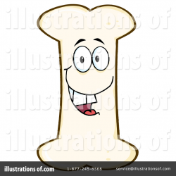 Bone Clipart #1095284 - Illustration by Hit Toon