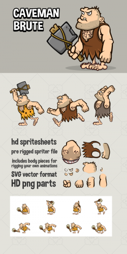 Caveman brute | GameDev Market