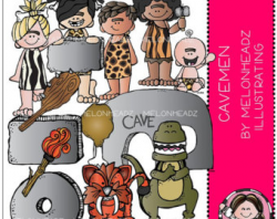 Caveman clip art | Etsy