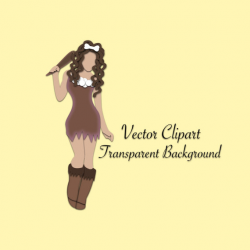 Cave Woman Clipart - Caveman Clipart, Cave Girl Clipart, Paleo ...