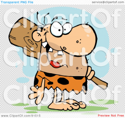 Caveman clipart neanderthal - Pencil and in color caveman clipart ...