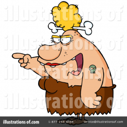 Caveman Clipart #1122089 - Illustration by Hit Toon