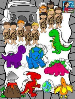 Dinosaur Clipart | Prehistoric and Preschool themes