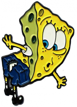 Amazon.com: SpongeBob Meme Enamel Pin Ripped Shorts: Clothing