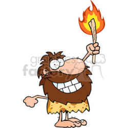 Royalty-Free happy-little-caveman 384275 vector clip art image - EPS ...