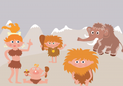 Caveman Family Landscape Icons PNG - Free PNG and Icons Downloads