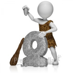 Caveman at Laptop - Presentation Clipart - Great Clipart for ...