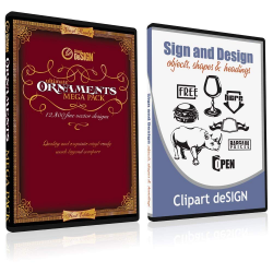 Amazon.com: Sign Clipart, Design Elements, Scrolls, Floral ...