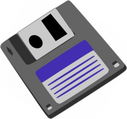 Floppy Disk clip art Free vector in Open office drawing svg ( .svg ...
