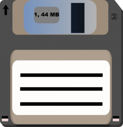 Floppy Disk Diskette clip art Free vector in Open office drawing svg ...