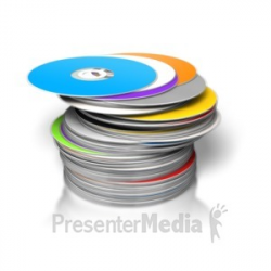 DVD Stack with Disc on Top - Science and Technology - Great Clipart ...