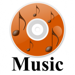 music CD icon with label - /music/listen/CD/music_CD_icon_with_label ...