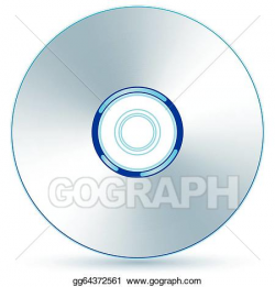 Vector Art - Silver cd. Clipart Drawing gg64372561 - GoGraph