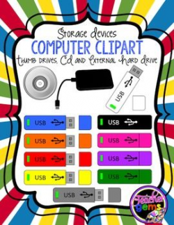 Memory Storage Devices Clipart | Memory storage and Teacher