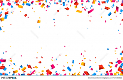 Confetti Celebration Frame Background Illustration 62135823 - Megapixl