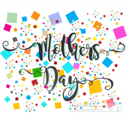 Mothers Day Clipart- confetti-pattern-mothers-day-celebration ...