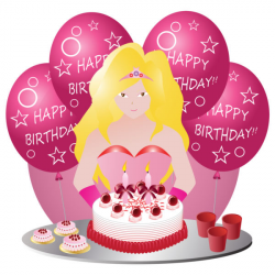 Birthday celebration clipart - stock photo free