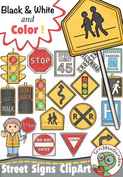 Road Safety: Street Signs ClipArt | Safety
