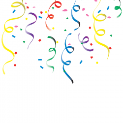 Party Streamers Clipart | Free download best Party Streamers ...