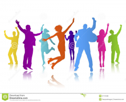 People Celebrating Clipart