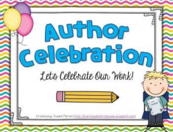 Author Celebration Packet | Authors, Students and Writer workshop
