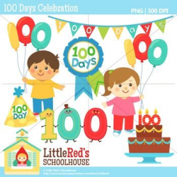 100 Day Clipart | Clip art and School