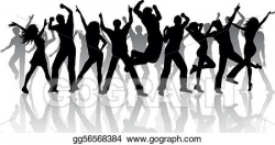 Vector Clipart - Party people. Vector Illustration gg56568384 - GoGraph