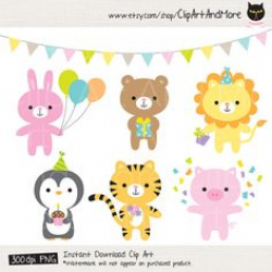 Animal Clipart Clip Art Baby Animal Jungle Clipart Zoo Clipart Lion ...