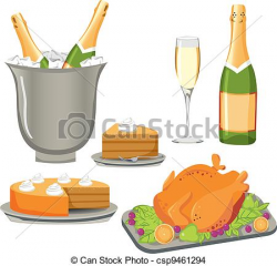 Gourmet Meal Clipart