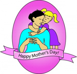 Celebration clipart mother's day - Pencil and in color celebration ...