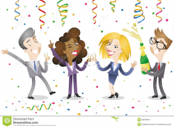 Office Birthday Celebration Clipart images
