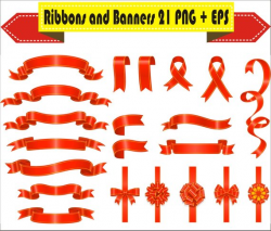 Celebration Banners Banner Ribbon Color Vector Clipart PNG EPS ...
