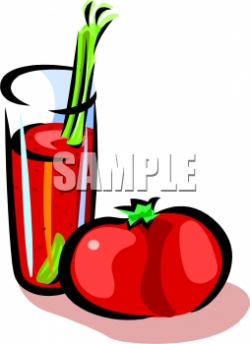 Glass of Tomato Juice Clipart Picture - foodclipart.com