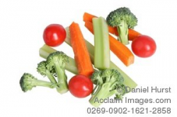 Stock Photography of Vegetables: Broccoli, Tomatoes, Celery and ...