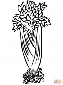 Celery Brush coloring page | Free Printable Coloring Pages