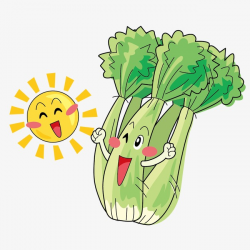 Hand-painted Face Celery, Hand Painting, Celery, Expression PNG ...