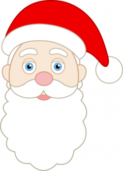 printable santa face pattern | Face of Santa Claus - Free Clip Art ...