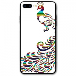 Amazon.com: RONG FA Peacock Clipart Colored Apple Cell Phone ...