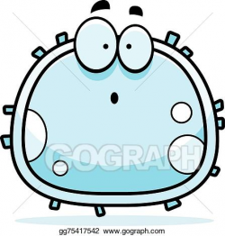 Vector Art - Surprised white blood cell. Clipart Drawing ...