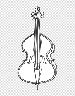 Cello Violin Drawing Double bass , Cello transparent ...