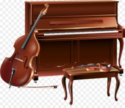 Grand piano Violin Cello Clip art - Piano and violin png download ...