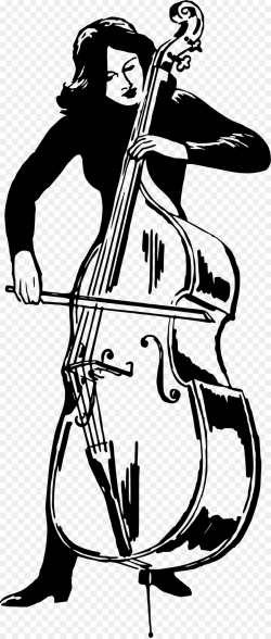 Double bass Violin Cello Clip art - bass png download - 1021*2400 ...
