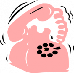 Pink Phone clip art - vector | Clipart Panda - Free Clipart Images