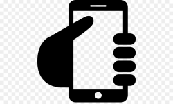 iPhone 4S Computer Icons Telephone Clip art - hand holding png ...