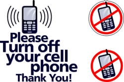 Clip Art Hoard: Please Turn Off Your Cell Phone!