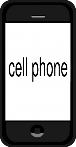 Mobile Phone Symbol Vector - Clipart library - Clip Art Library