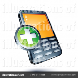Cell Phone Clipart #35039 - Illustration by beboy
