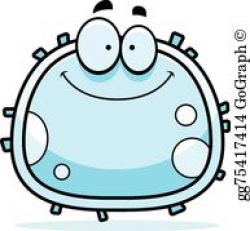 Vector Clipart - Sad white blood cell. Vector Illustration ...