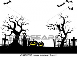 Cenetery Clipart Night Drawing Free collection | Download and share ...